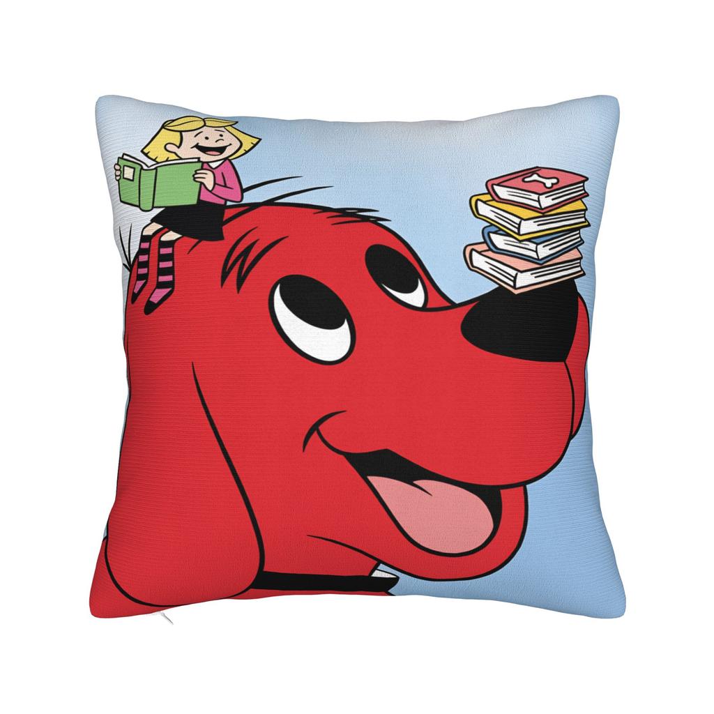 C-Clifford the Big Red Dog Pillow Case  Morden Pillow Cover Graphic Pillowcases For Sofa Home Decoration