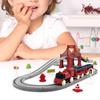 40 Pieces Electric Train Set Classic Toy Railway Learning Educational Toys for Kids 3 4 5 6 7 8+