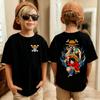 Tricou Bărbătesc Imprimat Anime Japonez One Piece Roronoa Zoro Băiat Copii Harajuku Mânecă Scurtă Copii Luffy Tricou Îmbrăcăminte