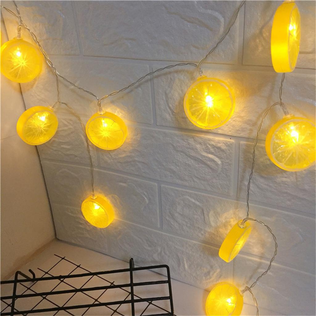 String Lights Battery Powered, Decor String Lights Party String Lights Decorative String Lights Led Slice String Lights