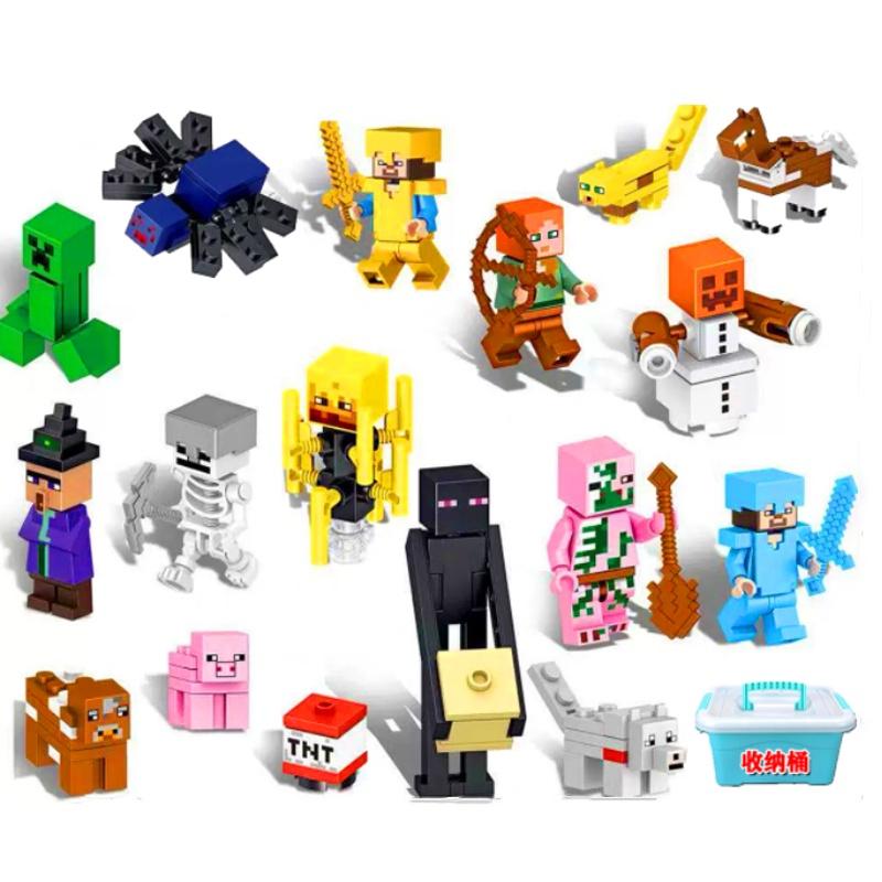 Build Your Own Minecraft World With My World Building Blocks Village Toys
