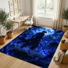 Personalized Crystal Velvet Carpet,Solo Leveling Custom Printed Name, Plush Area Rug For Home Indoor Decor
