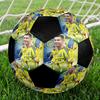 Pallone Calcio a 5 Ronaldo Colorato Per Tutte le Età Misura 5 Cucito a Macchina PVC Pronto per la Competizione Resistente Ad Alto Rimbalzo