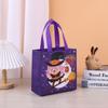Süßes oder Saures Tasche Halloween Vliesstoff Handtasche Geist Aufdruck Kürbis Tasche Halloween Geschenk Tasche Unisex