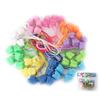 10pcs Set Plastic Dental Milk Teeth Box Baby Tooth Deciduous Dental Gifts Random Color