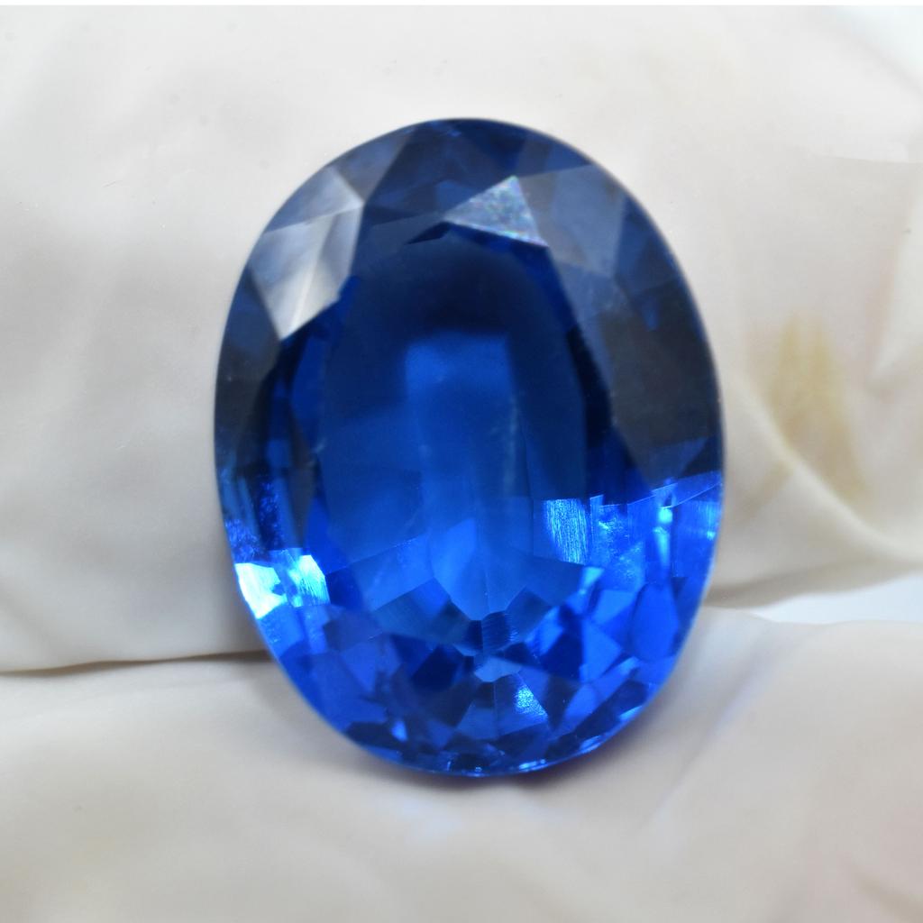 Natural Blue Tanzanite Loose Gemstone Oval Cut 13.20 Ct for Jewelry Making and Gem Collections