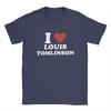 I Love Louis Tomlinsons Heren Dames T-shirt Faith Future Zanger Geweldig T-shirt Ronde Hals T-shirt Katoen Plus Size Tops