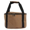 Outdoor Cookware Storage Bag Khaki Portable Camping Cooker Tableware Organizer with Handle Straps