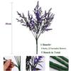 5 Bundles 5 Heads Artificial Lavender Flowers 36cm 7 Colors Fake Flowers Outdoors Garden Lavender Flowers Home Room Table Decor