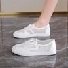 Single Net Flat-soled Women's Shoes 2025 New Breathable Ins Versatile Mesh Surface Summer Ultra-light and Thin Board Shoes White Shoes Trendy Shoes