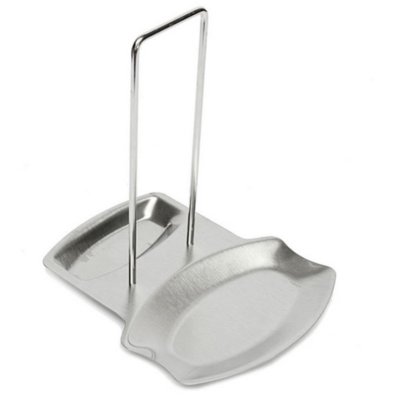 1Pcs Kitchen Accessories Stainless Steel Pot Lid Shelf Kitchen Organizer Pan Cover Lid Rack Stand Sponge Spoon Holder Dish Rack