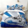 Detroit Lions 3pc Set Perfect for Bedroom Use Comfortable Bedding Set Includes a Duvet Cover and Two Pillowcases Ideal Birthday or Christmas Gift
