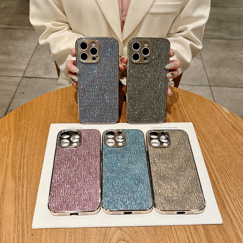 For VIVO S19 Pro S20 Pro Luxury Gradient Glitter Plating Case For VIVO V29E V40 Pro Rhinestones Soft Bumper PC Hard Back Cover