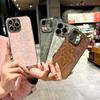 Applicable To iPhone16promax Mobile Phone Case 15pro New 13 Electroplated Leopard Print 14 Leather Pattern 12ins Protective Case