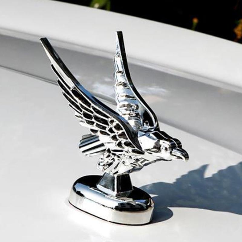 Car Bonnet Front Eagle Ornament Badge 3D Eagle Emblem Car Accessories