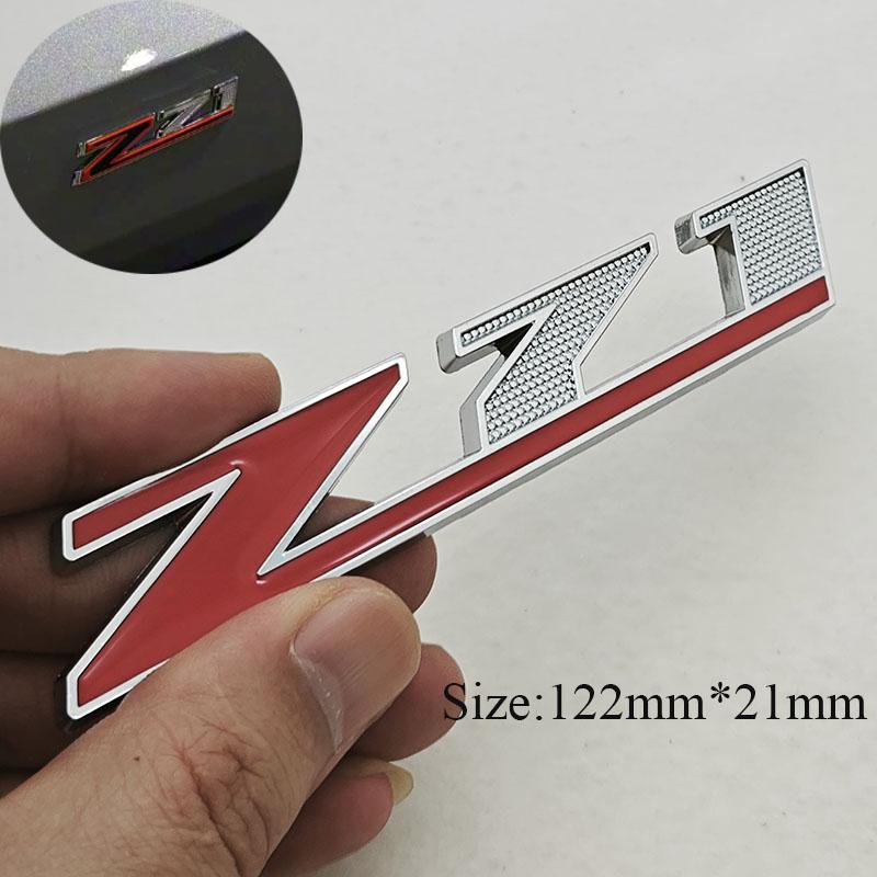 3D Metal Car Styling Logo Z71 Z71 OFF ROAD Trunk Badge Front Grille Emblem Sticker For Chevrolet Silverado Colorado Cheyenne la2