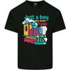 Just a Boy Who Loves Trains Spotter Engine Kids T-Shirt Childrens
