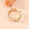GemChic Women's Ring Sparkling Embed Zircon Cross Opening Adjustable Ring Light Luxury Index Finger Ring Bracelet Birthday Christmas Jewelry Gift