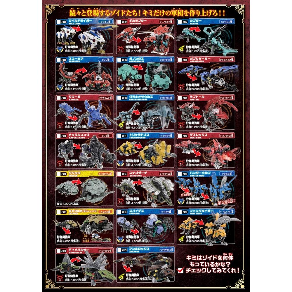 ZOIDS Zoids Wild ZW02 Gilraptor