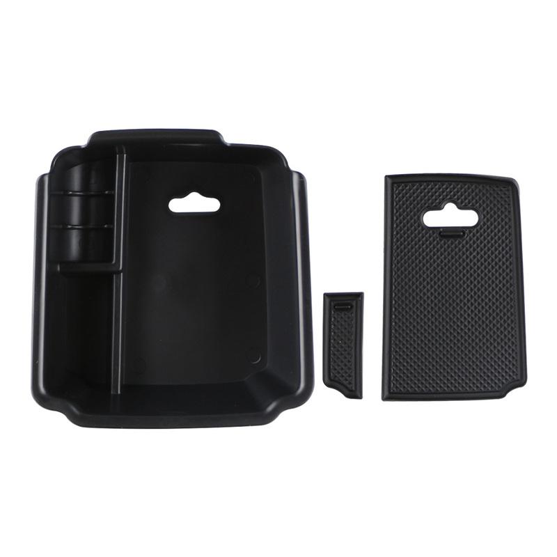 Pour Volkswagen VW Tiguan MK2 2017- VW Taos Boîte d'accoudoir Plateau de rangement Contenant de console centrale Organisateur Accessoires