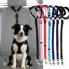 Dog Car Belt Cat Car Seat Belt Pet Seat Vehicle Dog Harness Lead Clip Safety Lever Traction Dog Collars GXQ05
