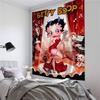 BBettyS Boop Colorful Tapestry Wall Hanging Hanging Tarot Hippie Wall Rugs Dorm Wall Art Decor