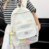 Nouveau Sac à Dos Simple Sac de Douleur Haute Valeur Mignon Frais Cartable pour Collégiennes et Lycéennes Cartable Grande Capacité