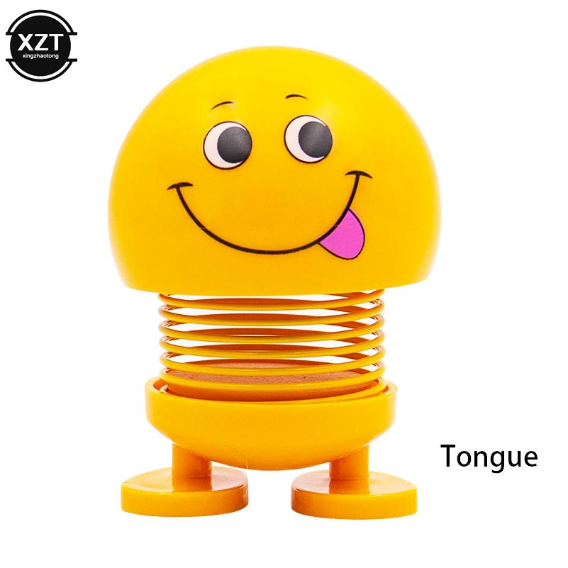 Car Interior Accessories Sticker Funny Shaking Head Doll Small Ornaments Lovely Doll Creative Car Toys Car Body Decoration