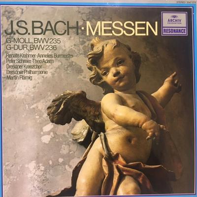 LP Record J.S. BACH RENATE KRAHMER ANNELIE Messe Gmoll Bwv 235 Messe Gdur 2547074 ARCHIV PRODUKTI Germany Classical Used