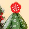 Christmas Tree Coaster Solid Wood Heat Resistant Trivet for Hot Cold Drinks Festive Table Decor for Holiday Meals