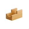 Sushi Holder with Cradle SingleSlot Wooden Plate Polished Stand for Home Chefs, Dinner Parties