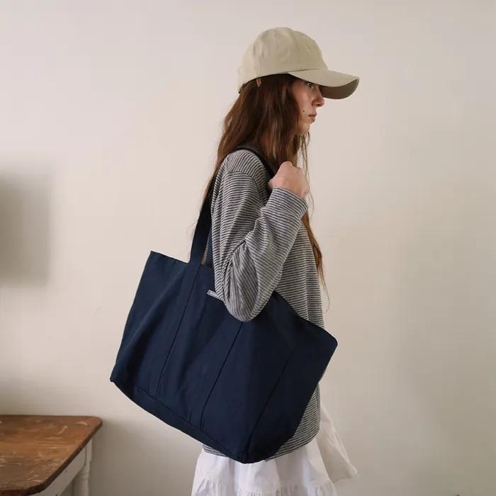 Daily eco bag_navy