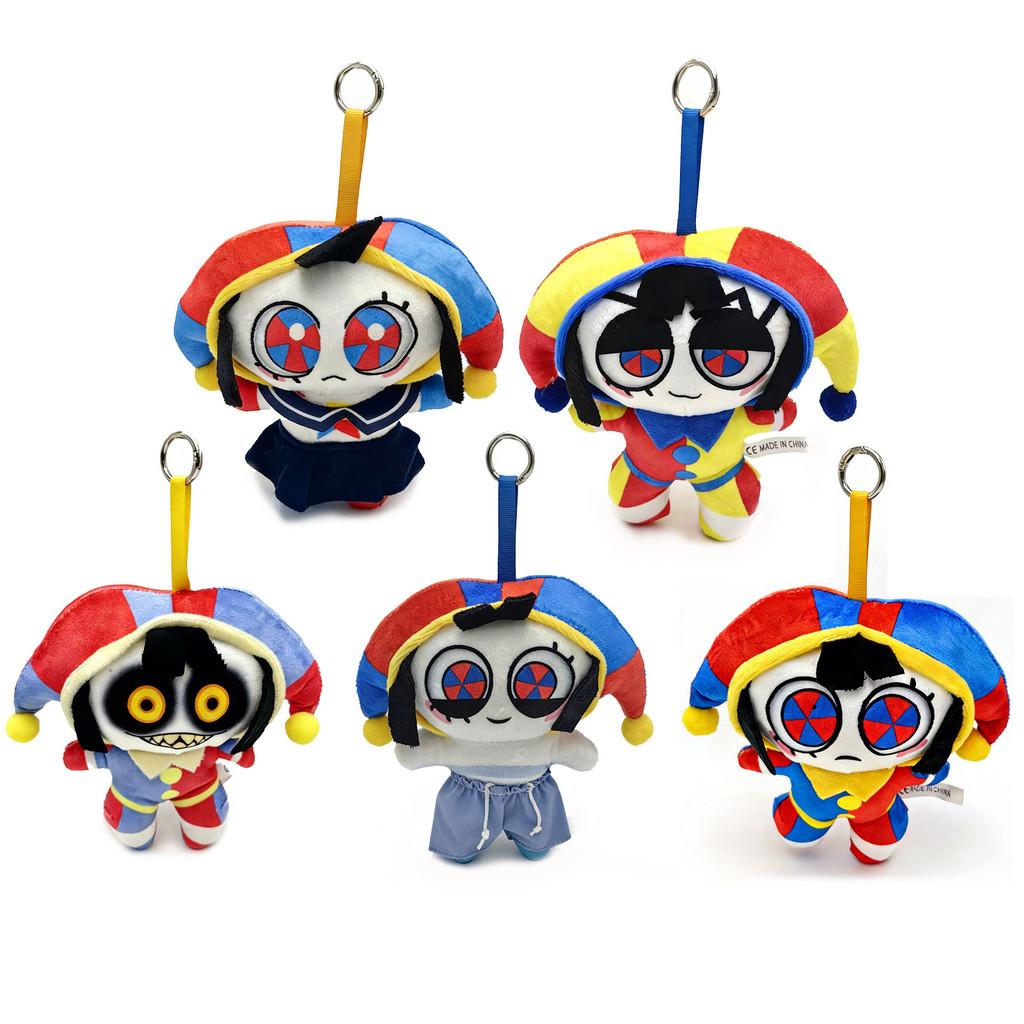 The Amazing Digital Circus Stuffed Plush Keychain With Durable Pp Material For Boys And Girls
