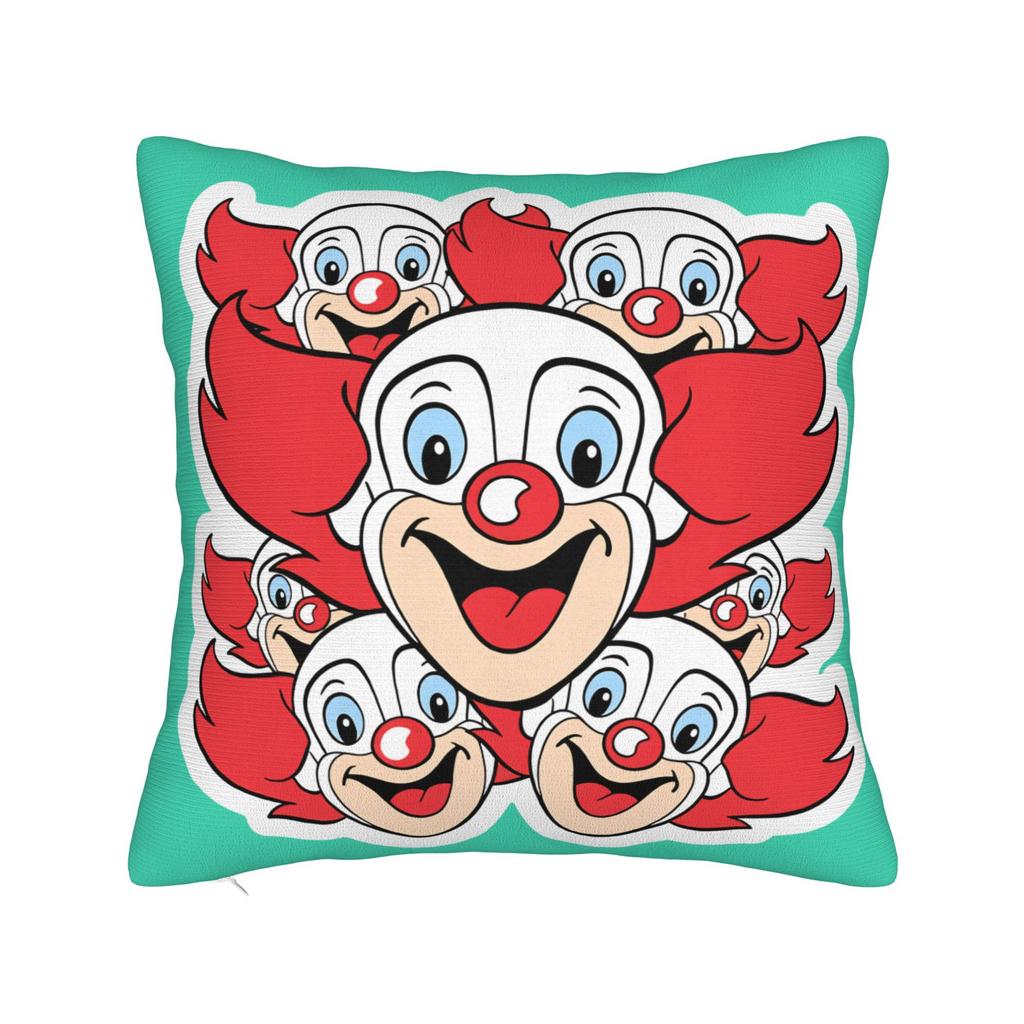 Funny Clowns B-Bozoeds Pillow Cover Comfy Cushion Cover Kawaii Pillow Case For Chair Sofa Home Decor