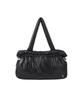 Leathery Cloud Padded Bag [Pearl]