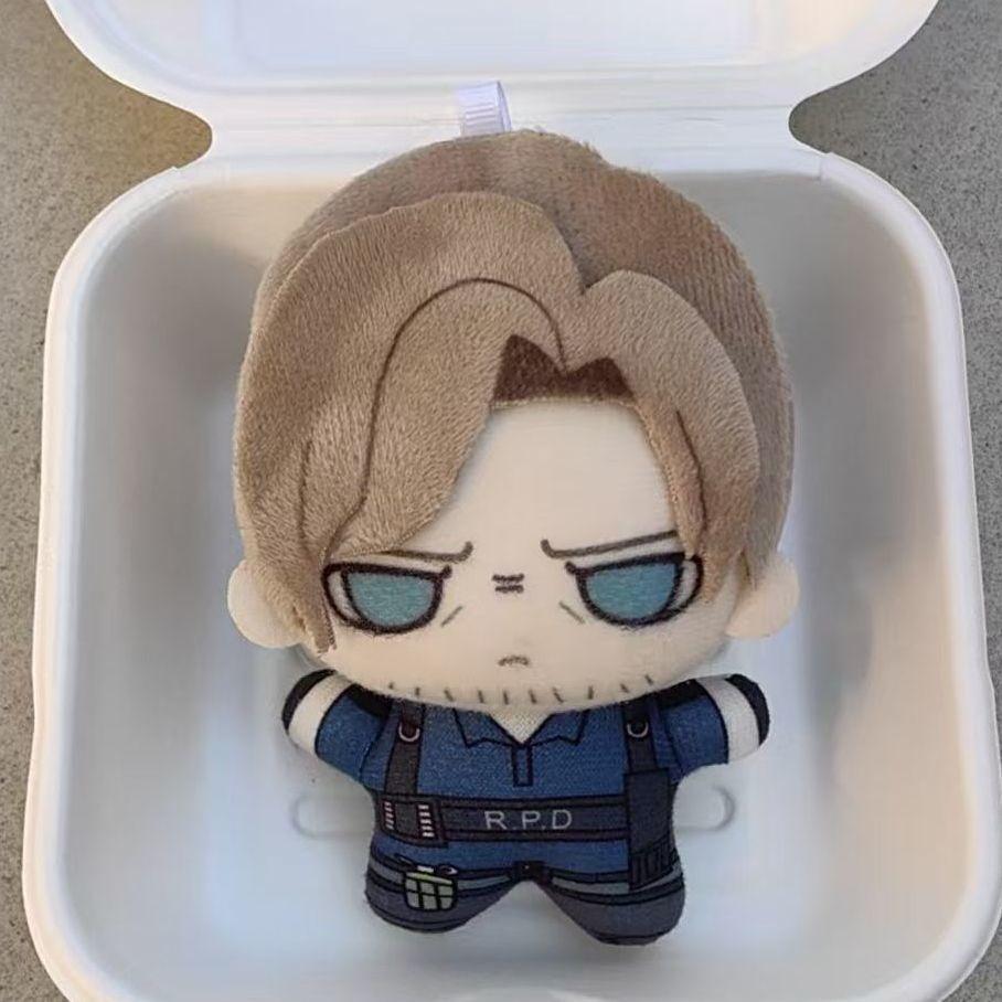10cm Plyšový Resident 9 Leon Scott Kennedy Plyšové Hračky Plyšové Zlé9 Leon Bábiky Batoh Dekoratívne Prívesky Narodeninový Darček