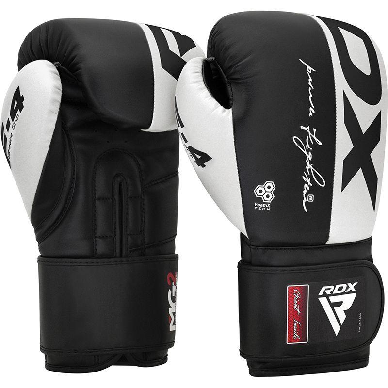 RDX REX F4 Boxing Gloves Black/White 14oz