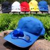 Solar Fan Cap UV Protection Hat Light Mesh Baseball Cap Cooling Fan For Fishing Golf Travel Sports Summer Item Adjustable Speed