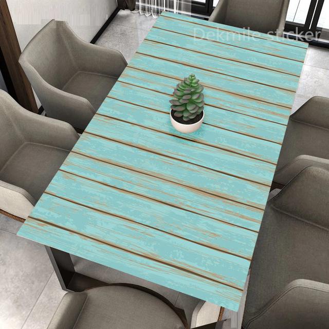 Wood Grain Desk Decals Home Decor Furniture Vinyl Wrap Waterproof Wall Sticker Self Adhesive PVC Paper Kitchen Table Decor Film