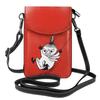 Moomin Little My Smartphone Genuine for Women and This Lightweight Smartphone Pouch Is a Popular and Cute High X Wide X 4cm [MINIER] Pouch, Leather,