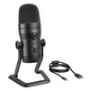 Microphone USB FIFINE à condensateur, microphone d'enregistrement stéréo avec bouton muet et prise pour écouteurs pour un son réglable, jeu informatique en direct