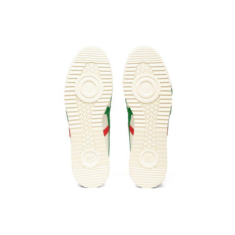 ONITSUKA TIGER Mexico 66 Piele Sport Confortabil Anti-Alunecare Rezistent la Uzură Pantofi Casual cu Profil Jos Unisex Sneaker Alb Roșu Verde 1183B889-103