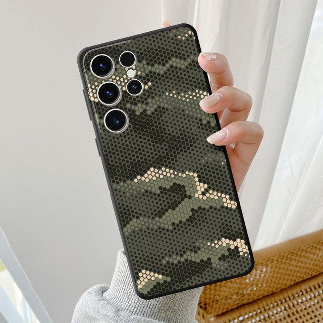 Phone Case For Samsung Galaxy S21 S23 Ultra 5g S8 S7 S10e S22 Plus S20 Fe S10 S9 Camouflage Pattern Camo Military Army Cover
