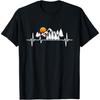 Trees Wildlife Nature Mountains Heartbeat Forest T-Shirt