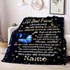 For Good Friends Customize Your Name Blanket Warm Comfortable And Soft Blankets Are Suitable For Home Lunch Break Blanket Office Sofa Sofa Gift To