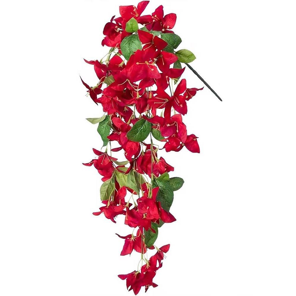 Accessories Lifelike Floral Vine DIY Plants Wreath High Quality Fake Flower Wall Hanging Ornament