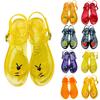 Women's Fruit Jelly Sandals –Clear Soft PVC Summer Slippers, Non-Slip Casual Beach Shoes, Transparent Lemon Sandals