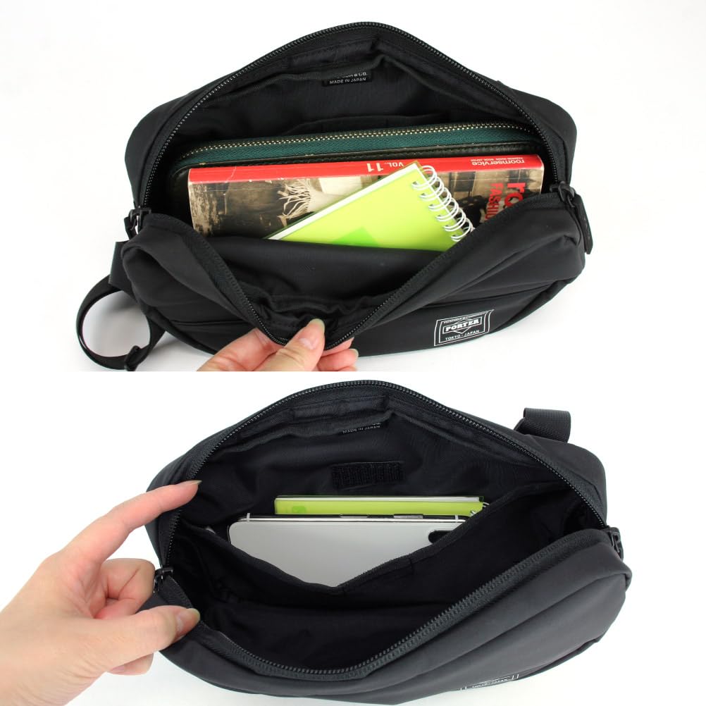 Moose Shoulder Bag MOUSSE [Porter] (L) 751-28179 (Navy)