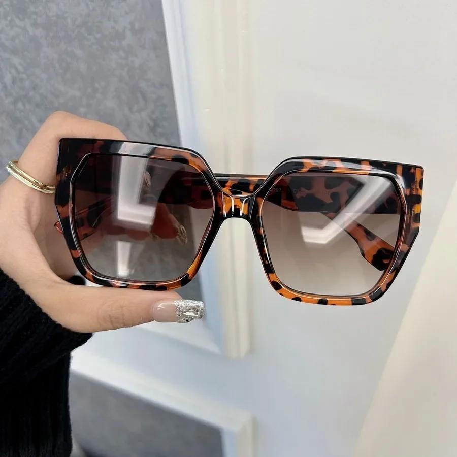 Dámské pánské trendy sluneční brýle Cat Eye, značkové, čtvercové, s velkým rámem, zrcadlové, klasické