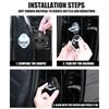 4Pcs Car Styling Car Door Lock Cover Protective Decoration Sticker For Skoda Octavia Kamiq Kodiaq Superb Rapid Karoq Fabia Yeti Wsjn67